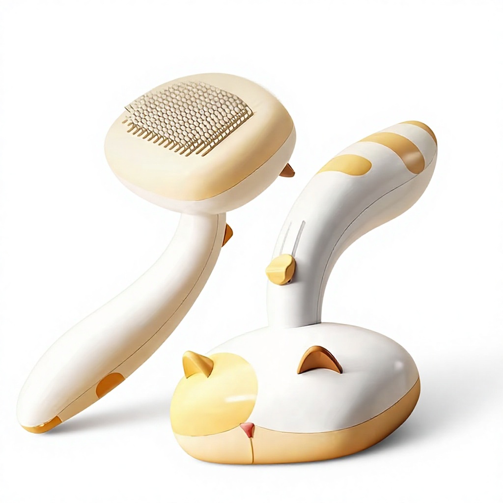 Slicker Brush Self Cleaning Pet Grooming - Szczotka do pielęgnacji zwierząt, grzebień z