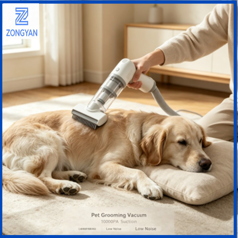 Pet Grooming Vacuum Suction Kit 5 In 1 - ZONGYAN – bezprzewodowy odkurzacz do pielęgnacji