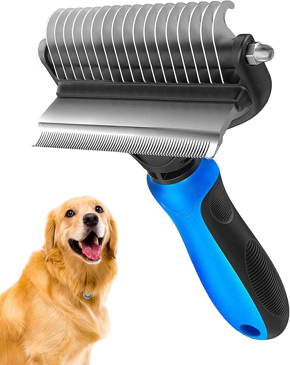 Undercoat Rake Dematting Tool Dog Shedding - Szczotka do pielęgnacji zwierząt, szczotka dla