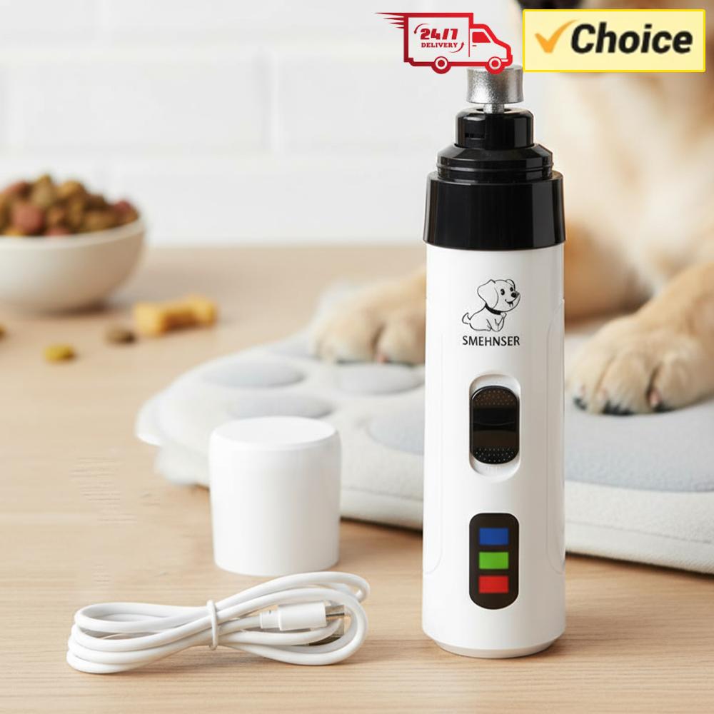 Cordless Dog Clippers Low Noise Grooming - Elektryczne pilniki do pazurów dla psów,