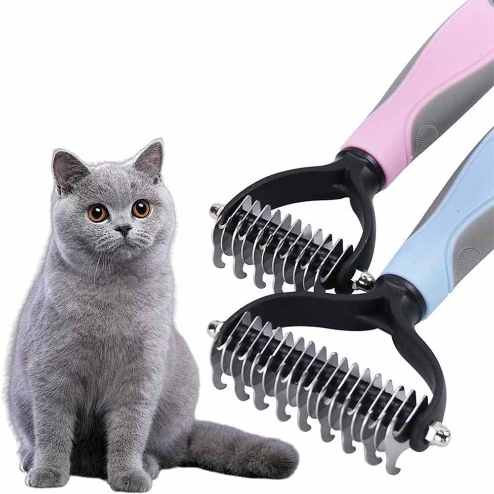 Undercoat Rake Dematting Tool Dog Shedding - Szczotka do pielęgnacji zwierząt - grzebień