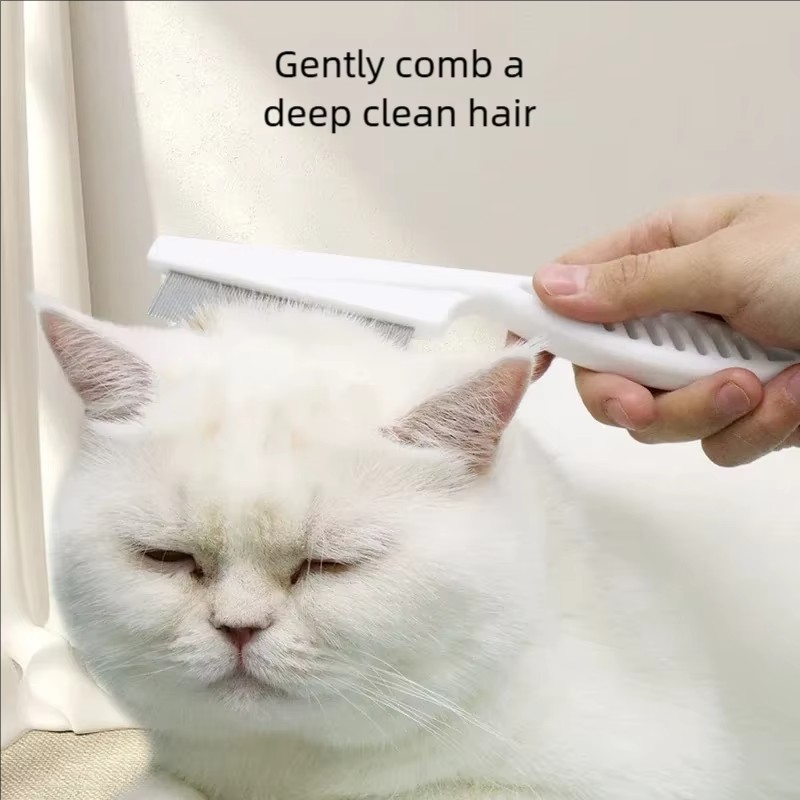 1 szt. Grzebień do usuwania pl – Flea Comb Fine Tooth Pet Tear Stain recenzja i cena
