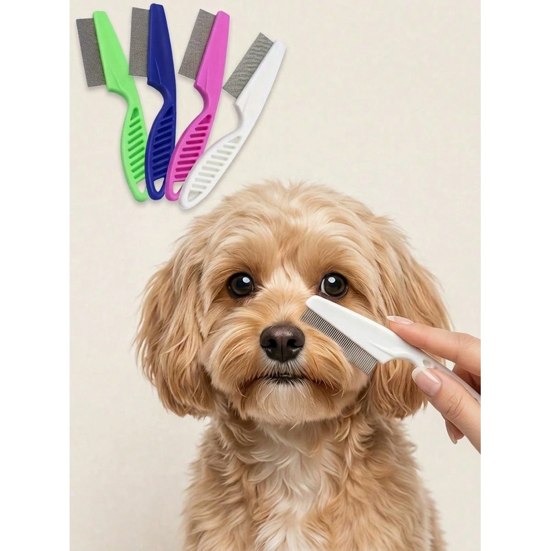 Grzebień do usuwania plam łzow – Flea Comb Fine Tooth Pet Tear Stain recenzja i cena