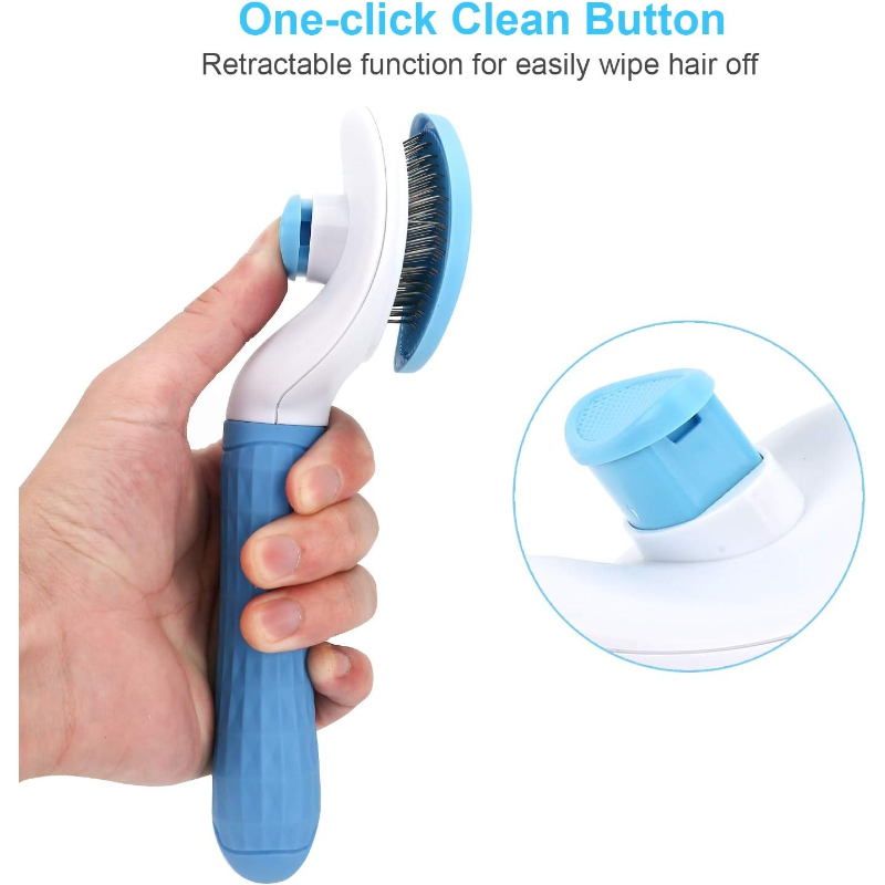 Szczotka samoczyszcząca dla ps – Slicker Brush Self Cleaning Pet Grooming recenzja i cena