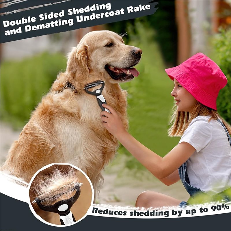 NOWOŚĆ - 3 SZTUKI W MAGAZYNIE  – Slicker Brush Self Cleaning Pet Grooming recenzja i cena