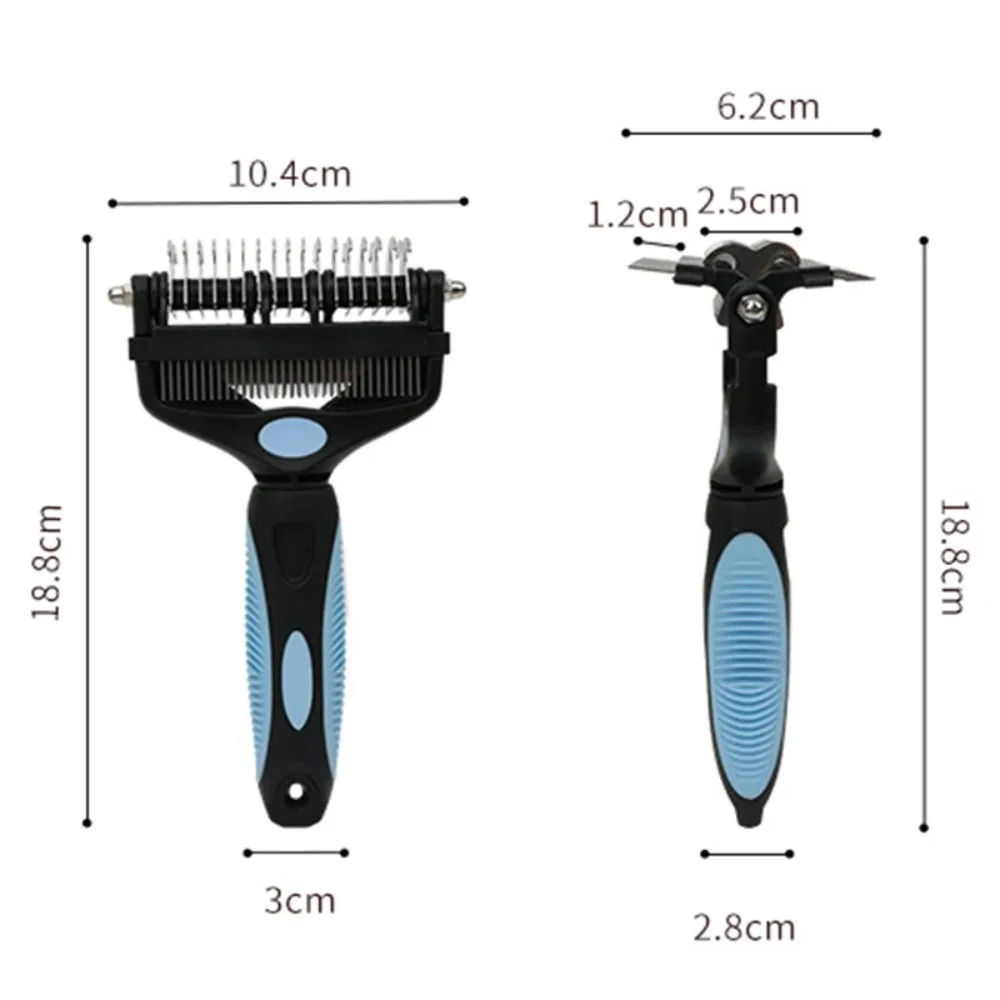 Szczotka do usuwania sierści d – Undercoat Rake Dematting Tool Dog Shedding recenzja i cena