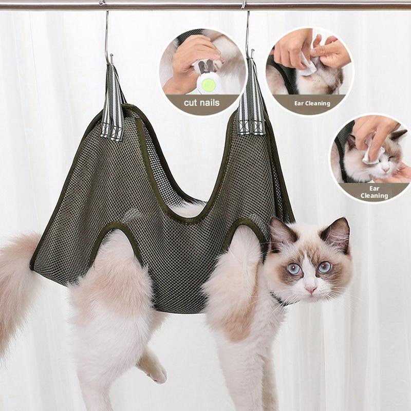 Hamak do pielęgnacji zwierząt, – Pet Grooming Hammock Sling Restraint recenzja i cena