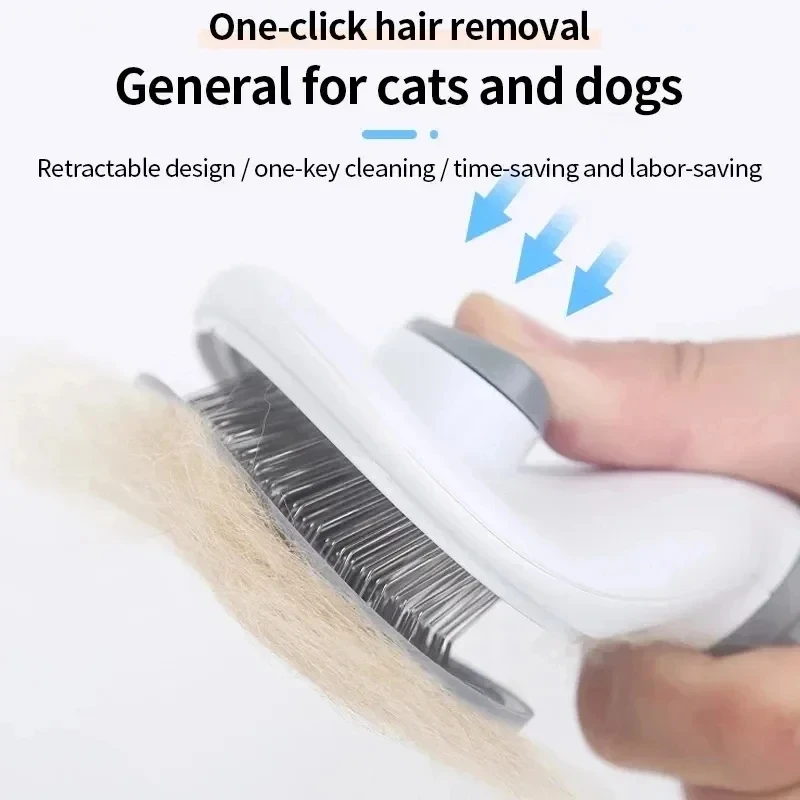 Samoczyszczący grzebień do usu – Slicker Brush Self Cleaning Pet Grooming recenzja i cena