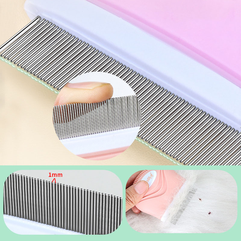 Grzebień do usuwania pcheł ze  – Flea Comb Fine Tooth Pet Tear Stain recenzja i cena