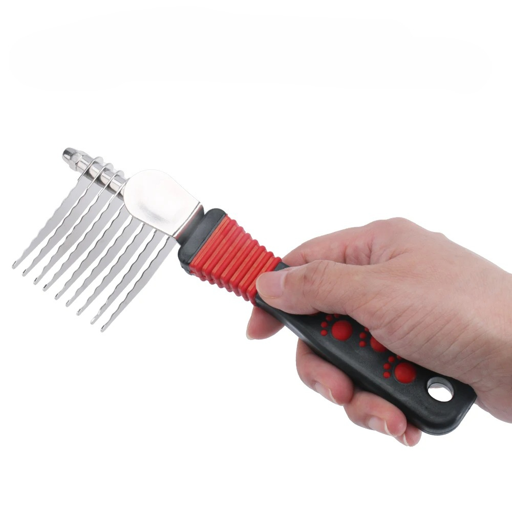 Szczotka do podszerstka dla zw – Undercoat Rake Dematting Tool Dog Shedding recenzja i cena