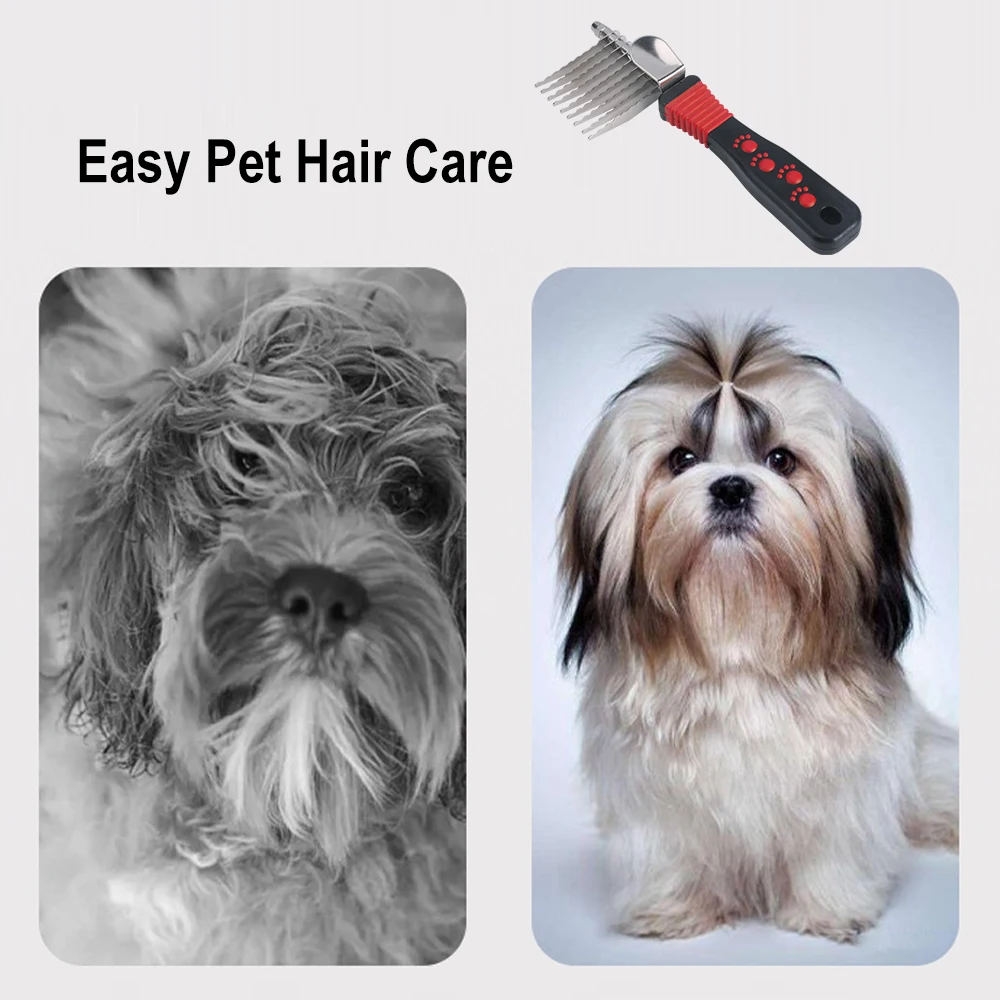 Szczotka do podszerstka dla zw – Undercoat Rake Dematting Tool Dog Shedding recenzja i cena