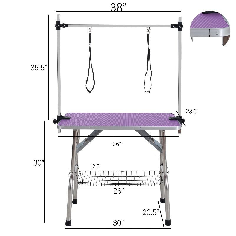 Stół do pielęgnacji zwierząt s – Folding Pet Grooming Table Arm Clamp recenzja i cena
