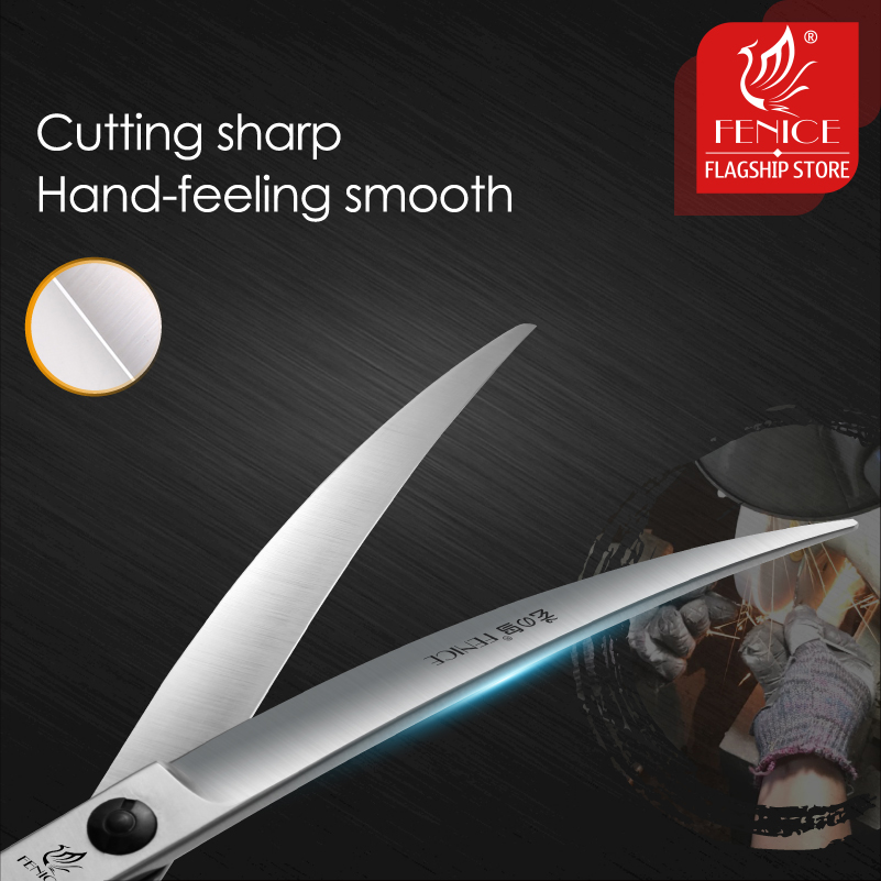 Fenice profesjonalna lewa ręka – Professional Pet Grooming Scissors Curved recenzja i cena