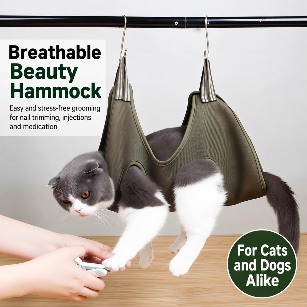 Nylonowa hamak do pielęgnacji  – Pet Grooming Hammock Sling Restraint recenzja i cena