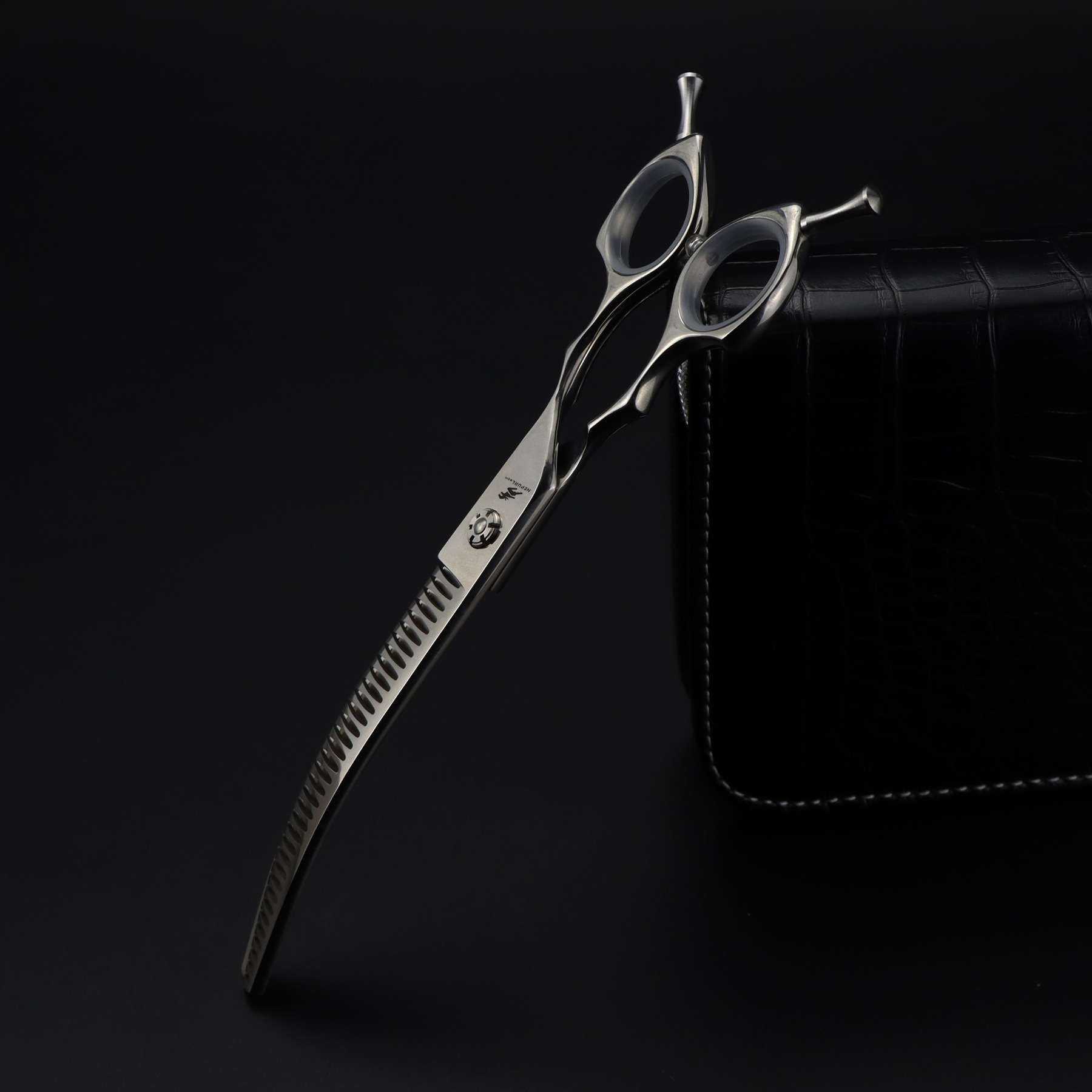 Pies zakrzywione degażówki 7.5 – Professional Pet Grooming Scissors Curved recenzja i cena