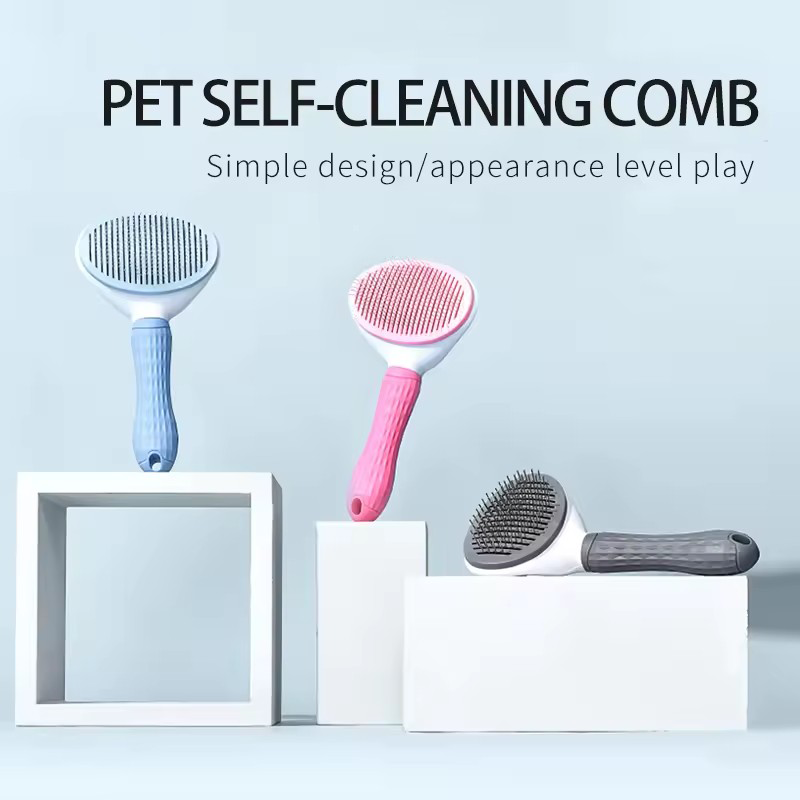 Szczotka samoczyszcząca Pet On – Slicker Brush Self Cleaning Pet Grooming recenzja i cena