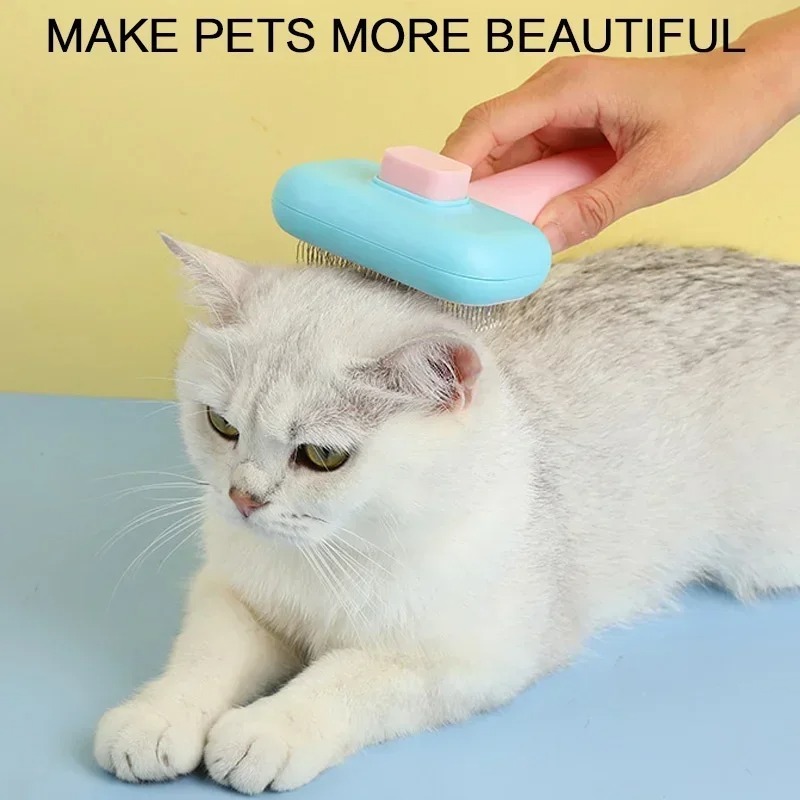 Szczotka do pielęgnacji zwierz – Slicker Brush Self Cleaning Pet Grooming recenzja i cena