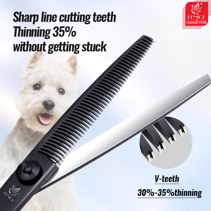 Profesjonalne nożyczki Fenice  – Professional Pet Grooming Scissors Curved recenzja i cena