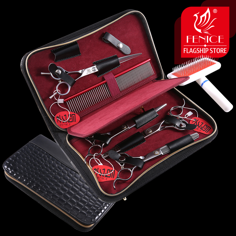 Fenice 6.5/7/7.5/8 cal profesj – Professional Pet Grooming Scissors Curved recenzja i cena
