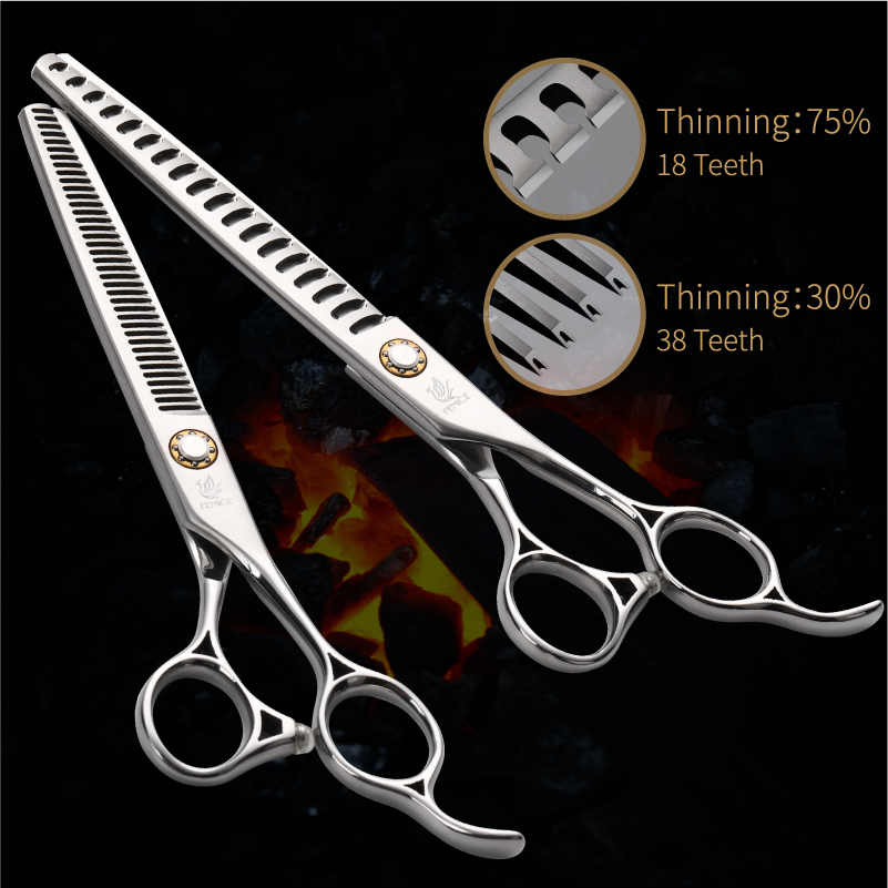 Fenice 6.5/7/7.5/8 cal profesj – Professional Pet Grooming Scissors Curved recenzja i cena