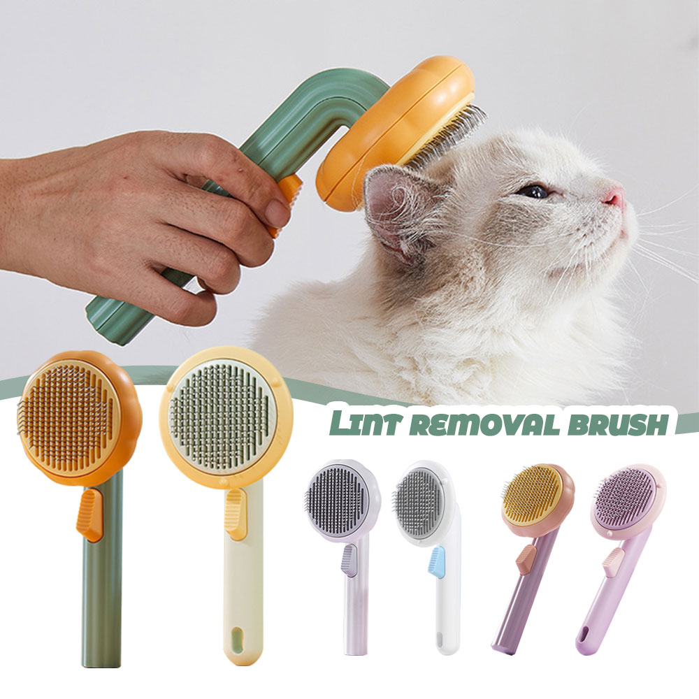 Grzebień do usuwania sierści z – Slicker Brush Self Cleaning Pet Grooming recenzja i cena