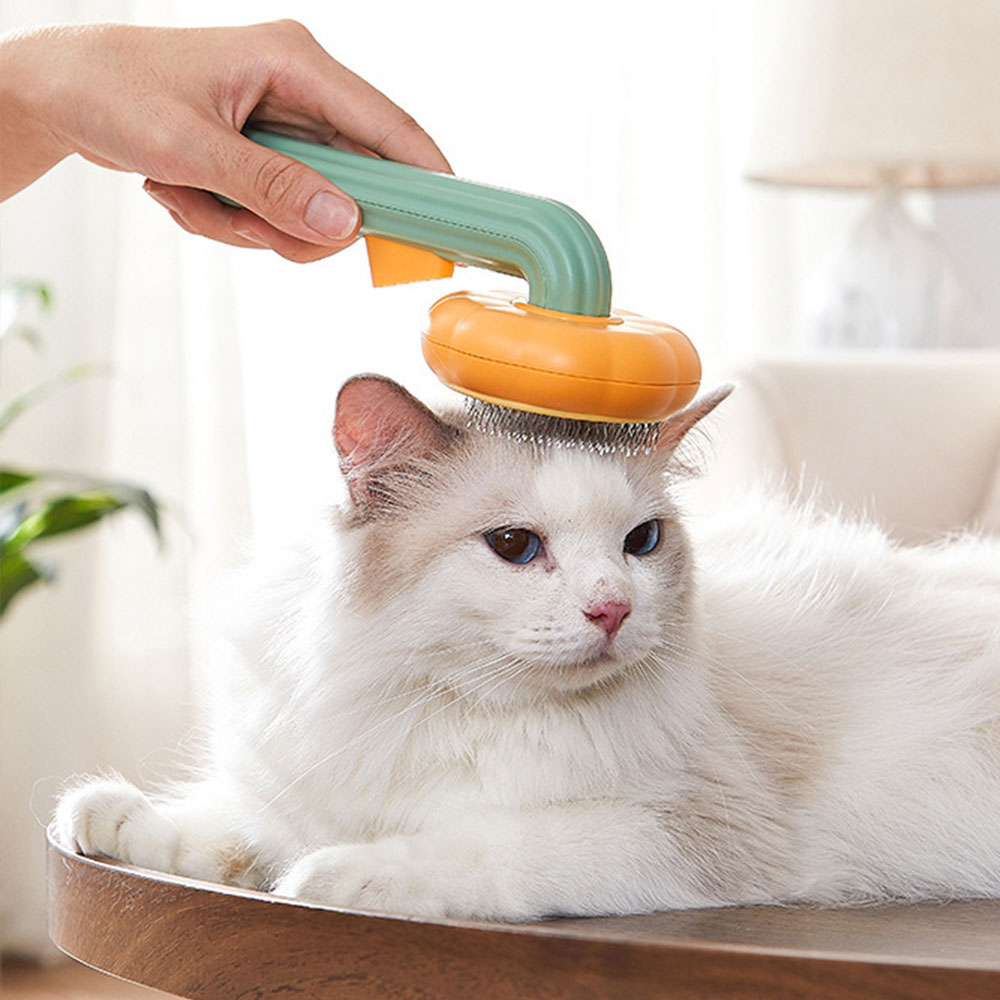 Grzebień do usuwania sierści z – Slicker Brush Self Cleaning Pet Grooming recenzja i cena