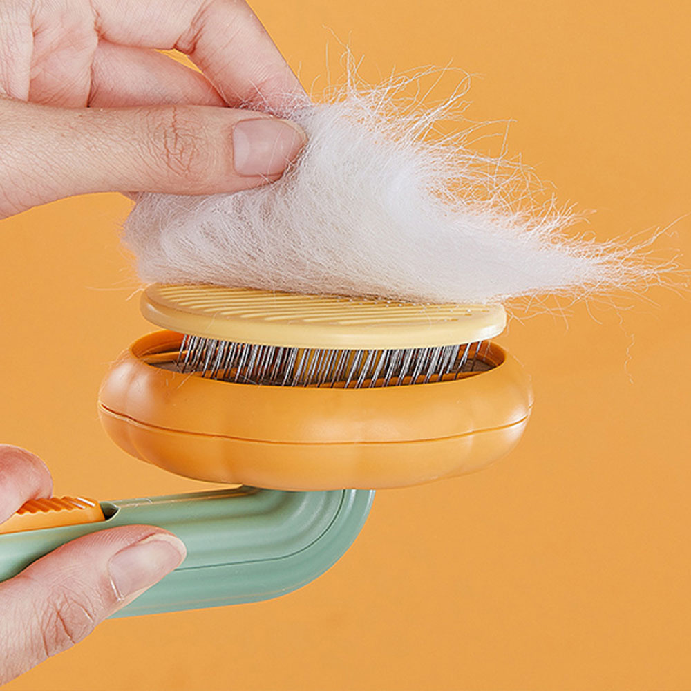 Grzebień do usuwania sierści z – Slicker Brush Self Cleaning Pet Grooming recenzja i cena