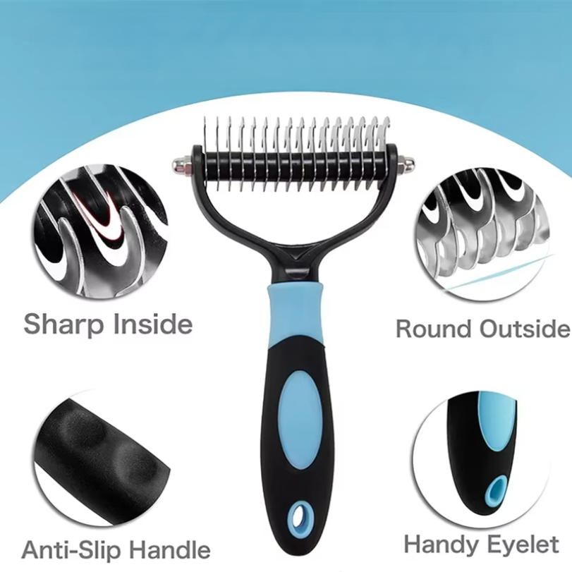 Profesjonalna szczotka do usuw – Undercoat Rake Dematting Tool Dog Shedding recenzja i cena