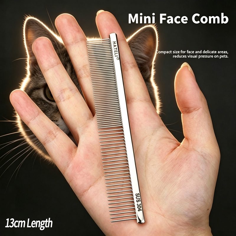 Grzebień do pielęgnacji twarzy – Flea Comb Fine Tooth Pet Tear Stain recenzja i cena