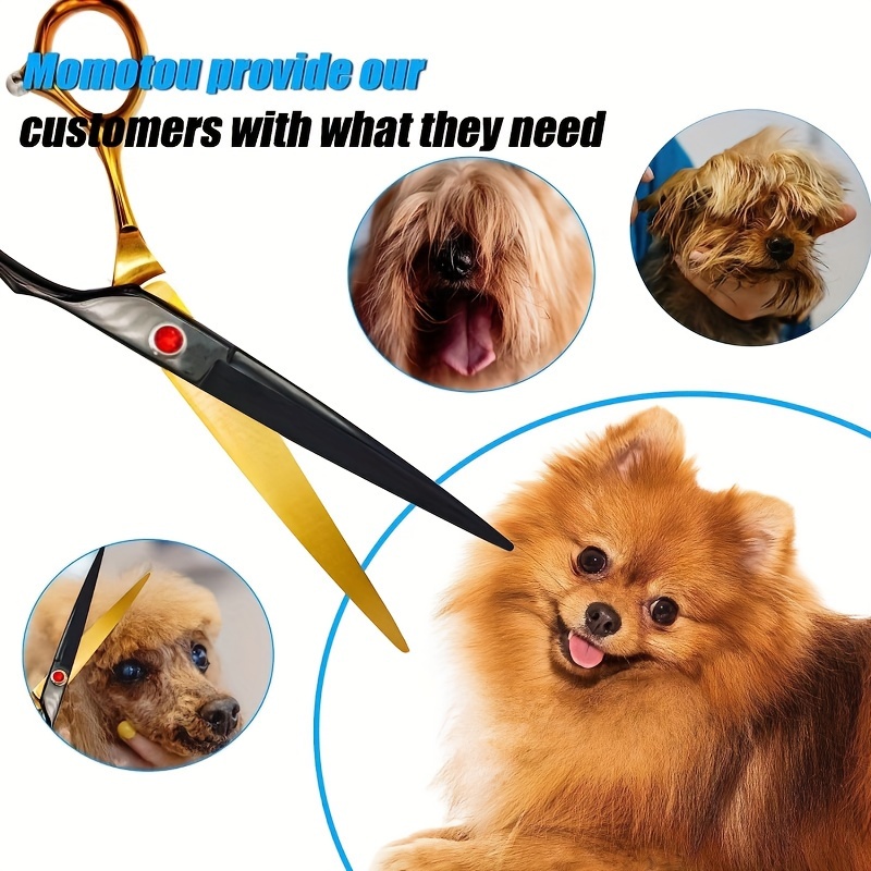 Zakrzywione nożyczki do pielęg – Professional Pet Grooming Scissors Curved recenzja i cena