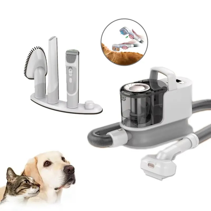 Cichy zestaw do pielęgnacji si – Pet Grooming Vacuum Suction Kit 5 In 1 recenzja i cena