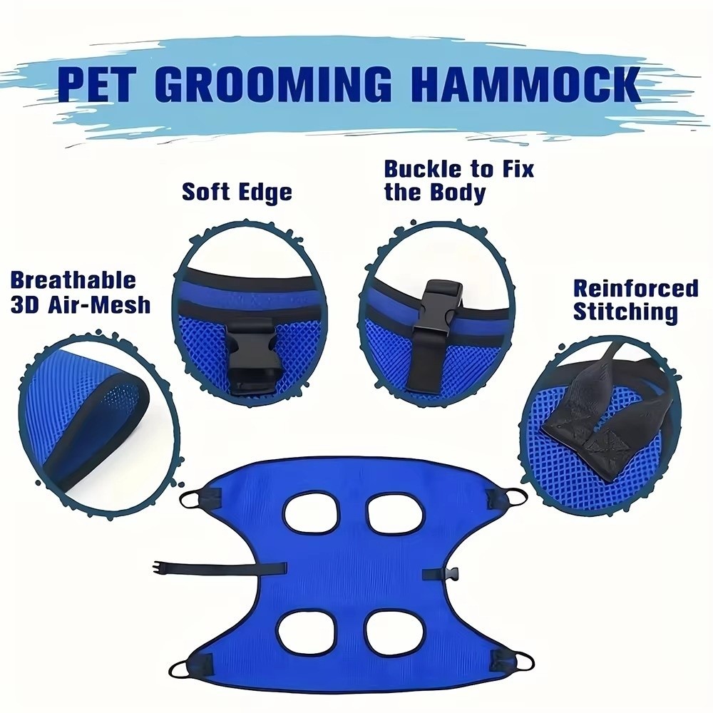 Duży hamak do pielęgnacji zwie – Pet Grooming Hammock Sling Restraint recenzja i cena