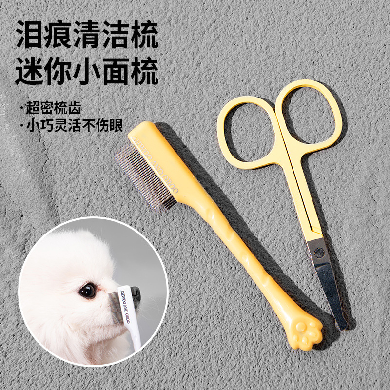Grzebień do usuwania plam łzow – Flea Comb Fine Tooth Pet Tear Stain recenzja i cena