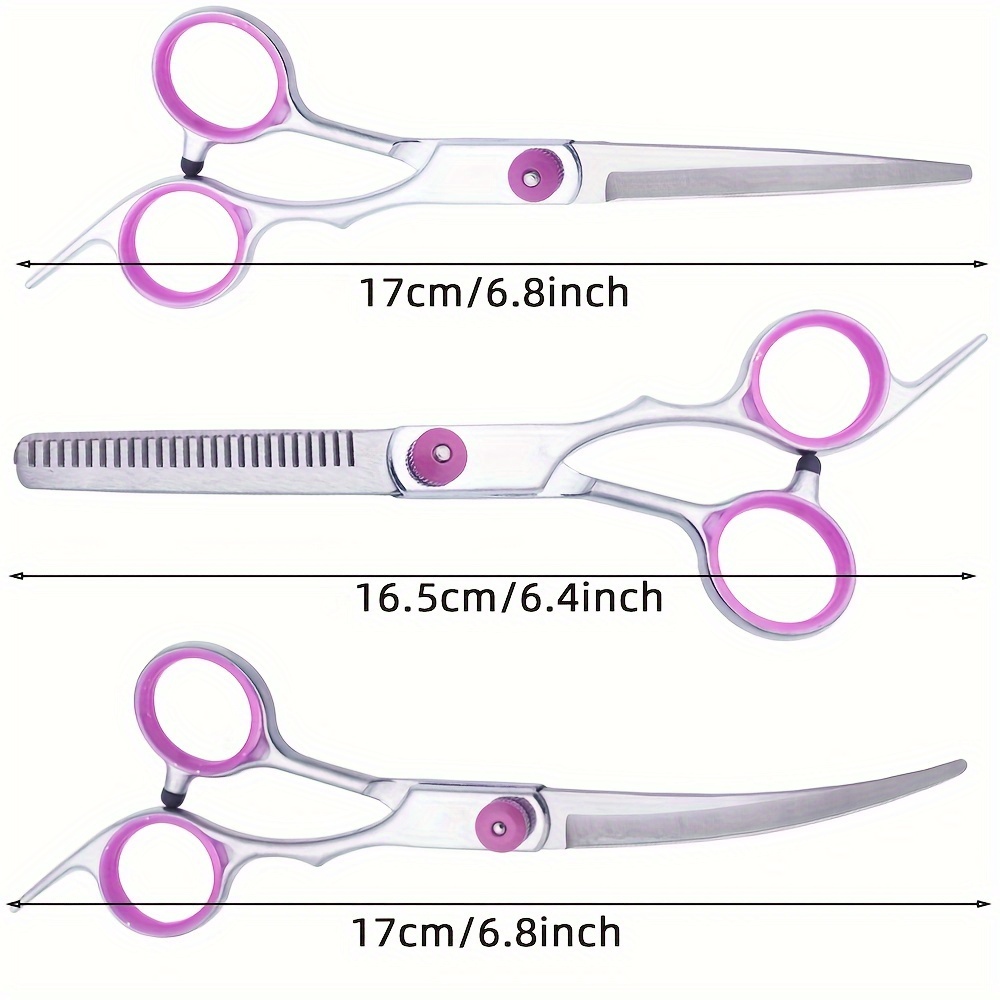 Profesjonalny zestaw nożyczek  – Professional Pet Grooming Scissors Curved recenzja i cena